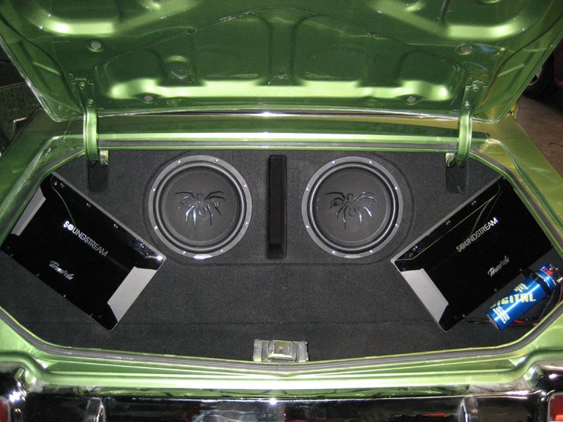 Green Car Speakers